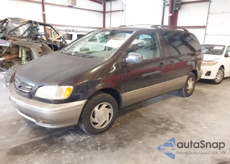 2002 Toyota Sienna Xle z USA, uszkodzony, nr VIN 4T3ZF13C22U453259